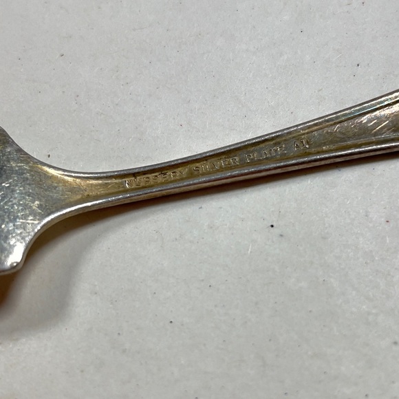 6-pc Vintage Silver Plate Nursery Forks and Spoons - Picture 15 of 16